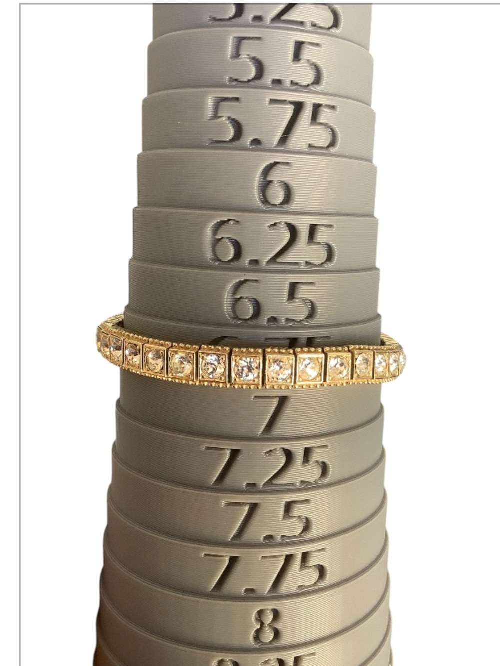 Ciner Gold plated cubic zirconia bracelet. Excellent condition